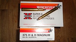 375 H&H Winchester 300 Gr. SILVERTIP 20 Schuss
