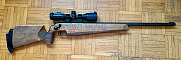 Anschütz Match 54 Kleinkaliberbüchse .22 lr mit Zielfernrohr 4-16x und Schaftkappe