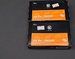 RWS CINESHOT .308 Winchester 9,5g 147gr 60 Schuss