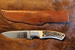 Handliches Mauser Jagdmesser mit Horn Griffschalen