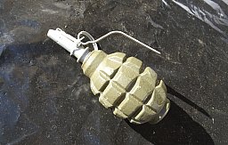 schöne F-1 HANDGRANATE. Typisches Model der SOWJET ARMEE !. orig. TSCHECHISCHE MILITÄRFERTIGUNG !