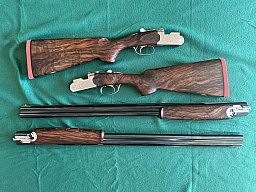Flintenpärchen / Schwesternflinten Beretta Kal 20/76
