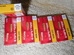 100 Schuss S&B .223 Rem. Match ,3,36g/52grs, HPBT, No.1410