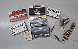 6,5x57R Munition Konvolut zb RWS KS DK EVO HP Hirtenberger etc