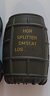 Bundeswehr Handgranaten Splittermantel Olivgrün