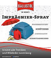 Ballistol Pluvonin Imprägnierspray 500ml Spray #25010 | wasser- und schmutzabweisende, Leder, Naturf