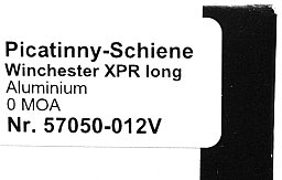 Recknagel (Weaver) Picatinny Schiene für Winchester XPR Repetierbüchse LONG! inkl. Schrauben NEU Alu