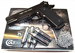 Colt Government M45 CQB * BlowBack System * CO² Starterset mit Zubehör