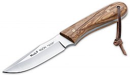 1 x BÖKER MUELA BISON OLIVE - feststehendes Jagdmesser 8,9cm Klinge 4116 Stahl Griff Olivenholz inkl