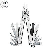 LEATHERMAN SUPER TOOL 300 mit 19 Werkzeugen: Drahtschneider Zange lange Klingen + NYLON Holster