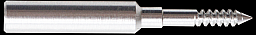 1 x BALLISTOL Filz Adpater Alu #23237 .17 1/8''Innengewinde für Cal 17 - .22 3,8mm Putzstock bis 4mm