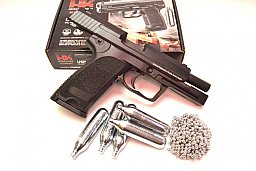 Heckler & Koch USP * Blow Back * 4,50 mm BB´s / CO² * mit Starterpaket
