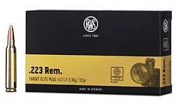 RWS .223 Rem. TARGET ELITE PLUS 3,4g/52gr 20 Patronen