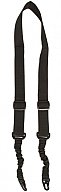 Tactical Gewehrgurt / Tragegurt mit Bungee (67-112cm), 2-Punkt, SCHWARZ