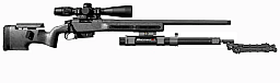 Accuracy Solutions BipodeXt MSR Rifle Stabilizer