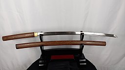 Gefaltetes Shirasaya Katana Schwert Dunkel