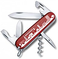 Victorinox Spartan Messer mit Reutlinger Skyline rot