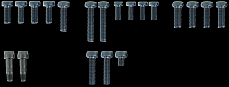 014710, ANSCHÜTZ Ersatzteil-Set Torx-Schrauben für ONE Schaft NEU