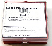 LEE 2-Die Langwaffen Matrizensatz SET Full-Length 8x50R Austrian Mannlicher LIMITED ! #91831 NEU!