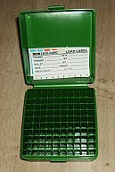 NEUE MTM R-100 Patronenbox GRÜN KEIN SCHARNIER!!! Case Gard für .223 Remington