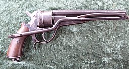 Revolver Galand Target Paris mit Schulterstütze