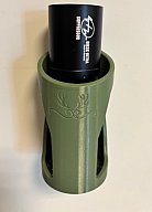 Schalldämpferhalter Prechtl magnetisch grün Ø65mm