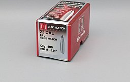 100 Geschosse Hornady #22831 Diameter .224 80 Grain ELD Match