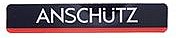 014910, ANSCHÜTZ, Aufkleber "ANSCHÜTZ" Schwarz/Rot, 7,1 cm x 1,5 cm, NEU