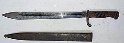 Bajonett K 98/05 Säge 1 WK Wehrmacht Mauser No Koppelschuh Faschinenmesser