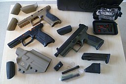 Pistole Beretta APX A1 Tactical 9mm Luger mit viel Zubehör