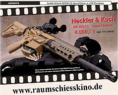 HECKLER & KOCH MR 308 A3 - SPECIAL EDITION - HK G28 PATROUILLE DESIGN & TECHNIK - RAL 8000 - HK 417