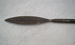 Afrikanischer Jagdspeer / Harpunenspeer 1,50,5 m – handgeschmiedete Mehrfachspitze