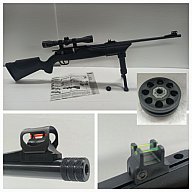 Hämmerli 850 Magnum __ Luftgewehr __ Kal.4,5(.177) __ MEHRLADER Karabiner + Magazin + 2.Bein + ZF