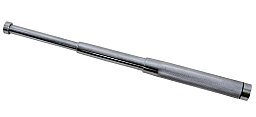 Mini Teleskop Schlagstock 13/30,5cm (12 Zoll) - Silber - auch als Kubotan verwendbar