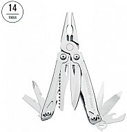LEATHERMAN SIDEKICK Tool 14 Werkzeuge im Taschenformat | Zange, Messer, Feile, Schraubendreher, Etui