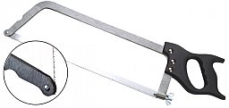 Edelstahl Knochensäge ROSTFREI | 35cm Sägeblatt (wechselbar| komplett Edelstahl + Kunststoffgriff