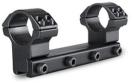 HAWKE Einteilige MatchBlockRingmontage Aluminium -1'' 25,4mm Mittelrohr für 9-11mm Schiene MEDI 13mm