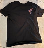 Glock Fanshirt Gun Art T-Shirt Pistolenmotiv Gr. M Mint Sportschützen Sammler