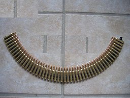 Dekomunition .223/5,56x45 Rem, 50 Stück auf Zerfallgurt CU