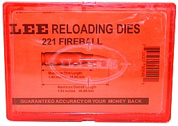 LEE 2-Die-Pacesetter Langwaffen Matrizensatz-SET Full-Length | .221 Fireball #90549 inkl Shellholder