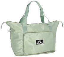 Travel Bag Pastellgrün faltbar - Tasche für Reise + Strand + Einkauf - mit Verlängerung