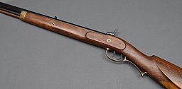 Perkussionsbüchse Italien Wischo Schwarzpulver 45BP Achtkantlauf .45 Blackpowder Staufach