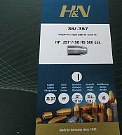 Geschosse H&N .38/.357 HP 158gr