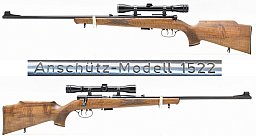 ANSCHÜTZ Rep.- Büchse Modell 1522 ST mit Match 54 System im Kaliber .22 Magnum