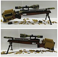 ANSCHÜTZ 2001 SuperAir __ Luftgewehr + ZF 8x56 + 2.Bein + Muni Tasche + __ MEGA UMBAU