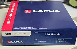100St. Lapua Hülsen 220 Russian - NEU