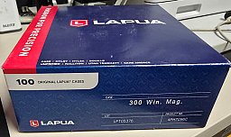 100St. Lapua Hülsen 300 Win. Mag. - NEU