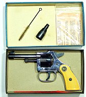Gas-Alarm-Revolver RÖHM RG6, 6mm Gas, von 1963, verchromt, OHNE PTB !!! EWB-Pflichtig !!! Sammler !