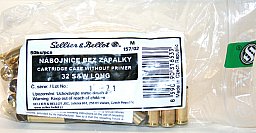 50 Stück S&B | Sellier&Bellot Wiederladehülsen S+B | .32 S&W LONG | Boxer ohne Zündhütchen V316532