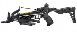 Pistolenarmbrust ALLIGATOR II Schwarz 80 lbs mit Selbstspannmechanismus